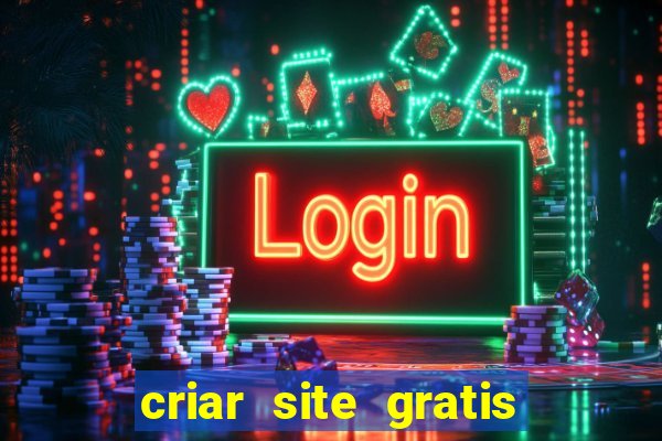 criar site gratis de jogos